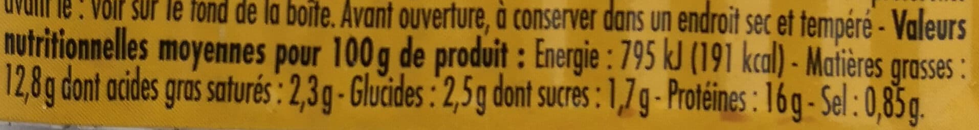Capitaine cook Filets de sardines à la concassée de tomates 100g packshot