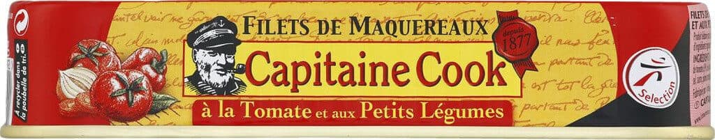 Capitaine cook Filets de maquereaux tomate aux petits légumes packshot