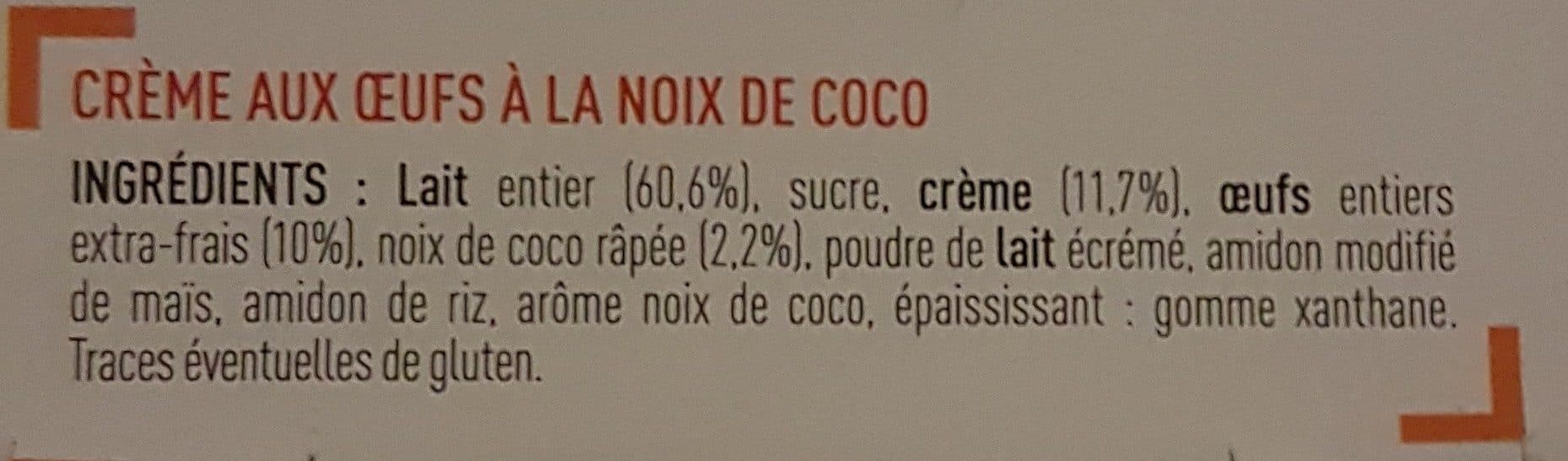 Netto Crème aux œufs à la noix de coco 4x100g packshot