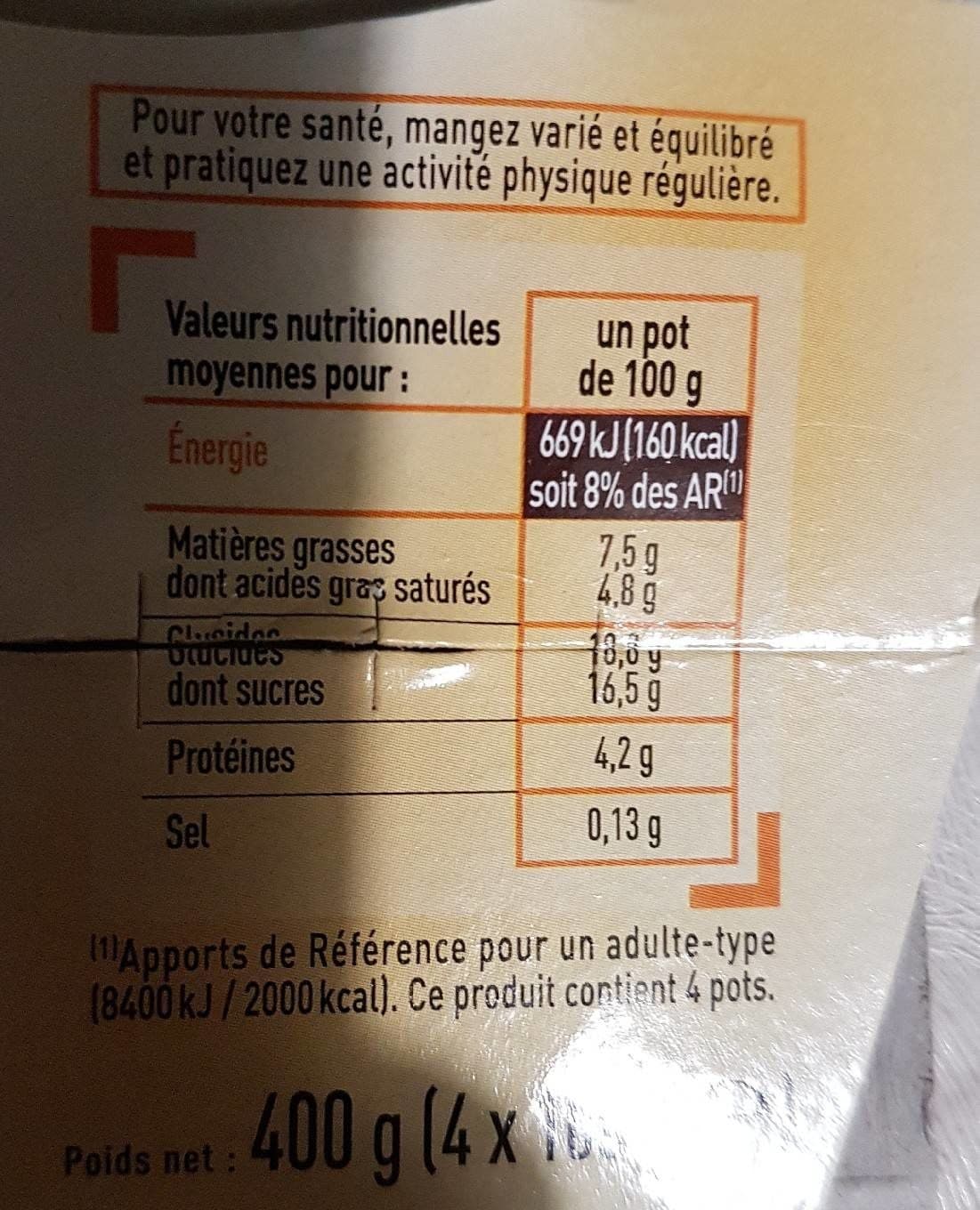 Netto Crème aux œufs à la noix de coco 4x100g packshot