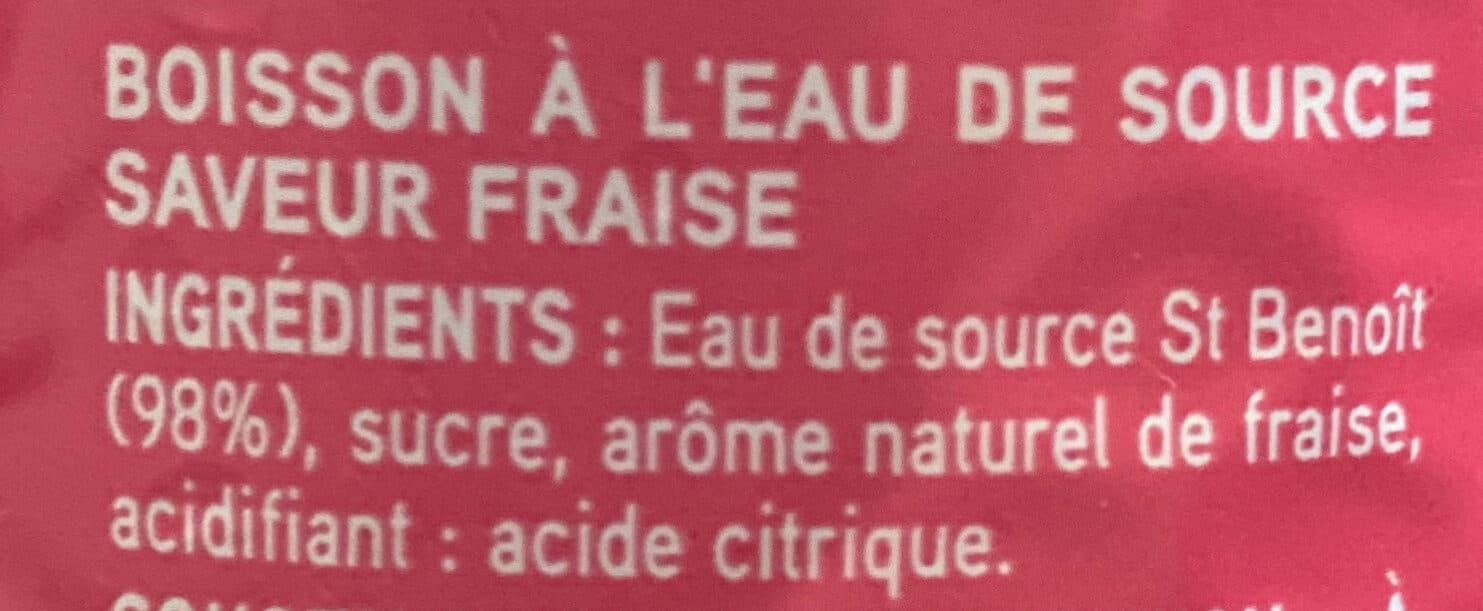 Netto Eau aromatisee fraise 50cl packshot