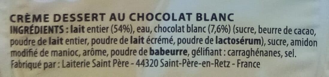 Intermarché Cd chocolat blanc paturages 4x115g packshot