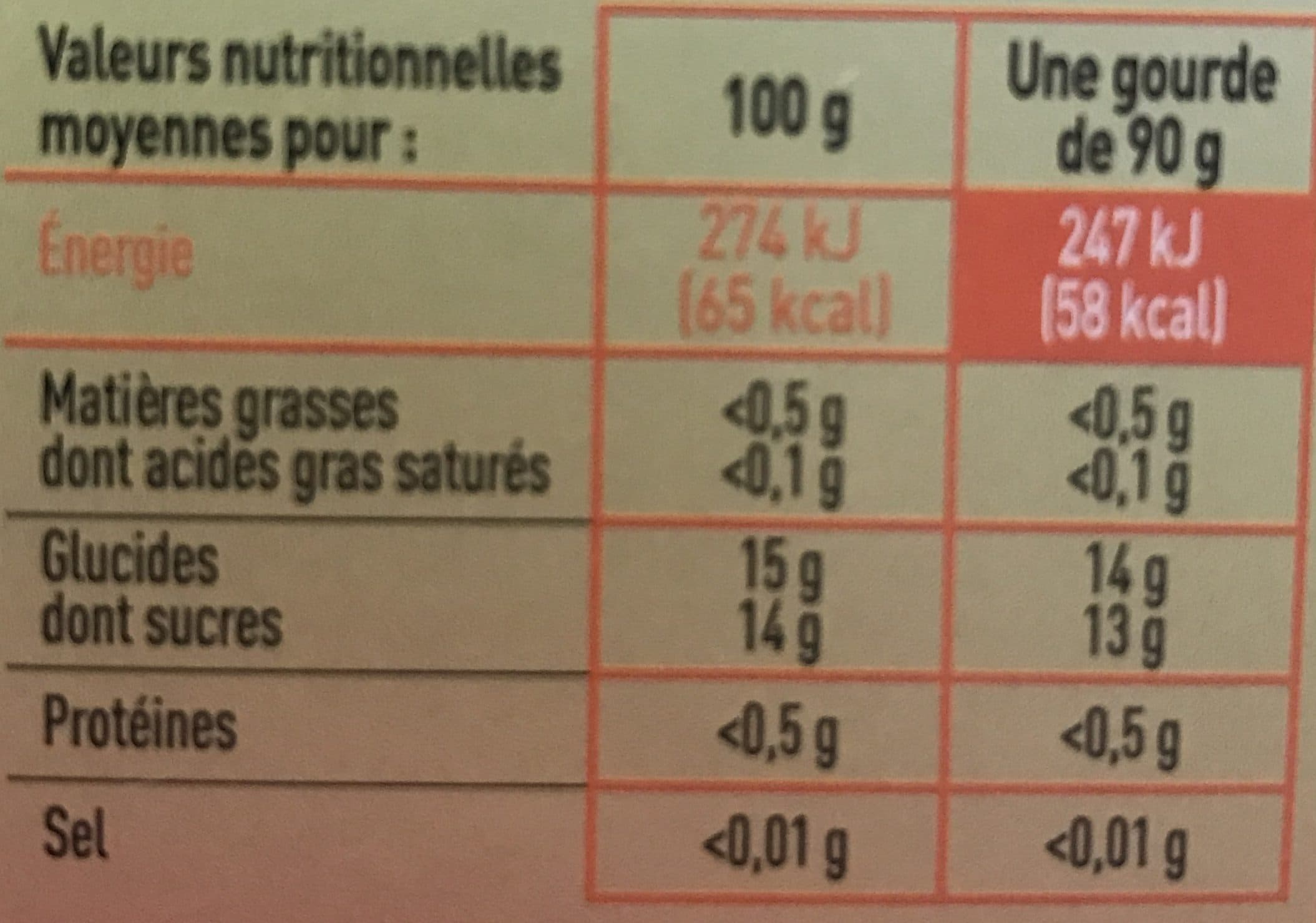 Netto GOURDES Compote Pommes fraises allégée en sucres - 4 x 90 g packshot