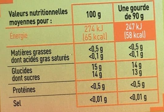 Netto GOURDES Compote Pommes bananes allégée en sucres - 4 x 90 g packshot