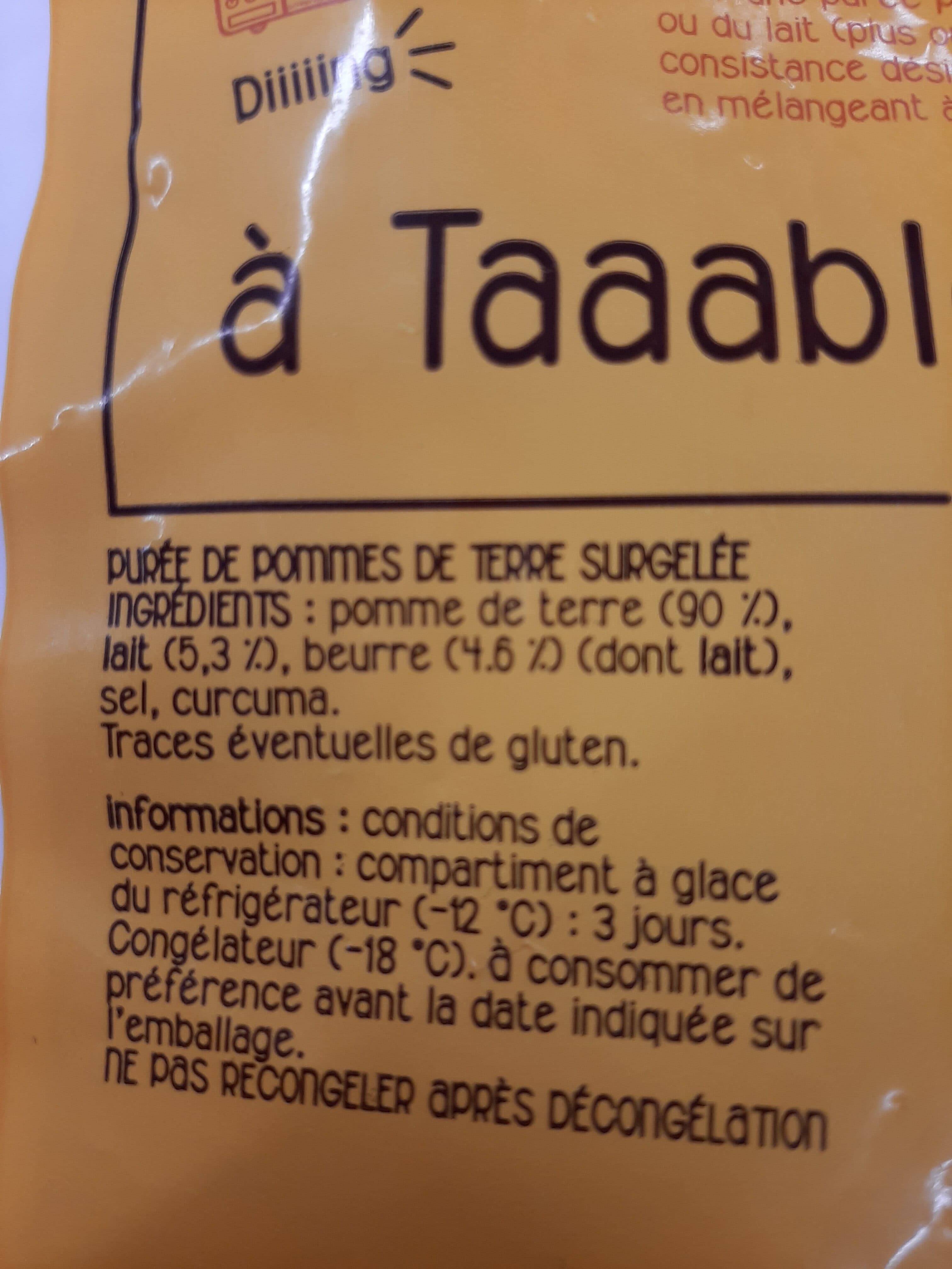Bouton d'Or Purée 750g packshot