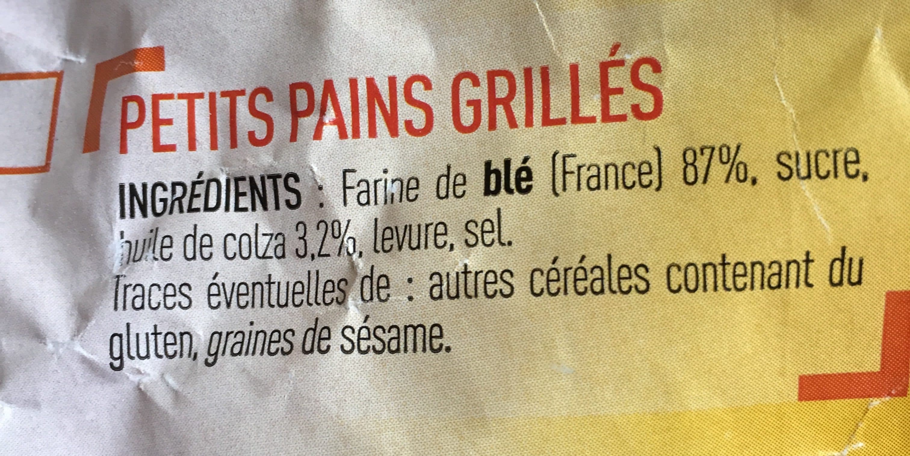 Netto Petits pains grillés nature / au froment packshot