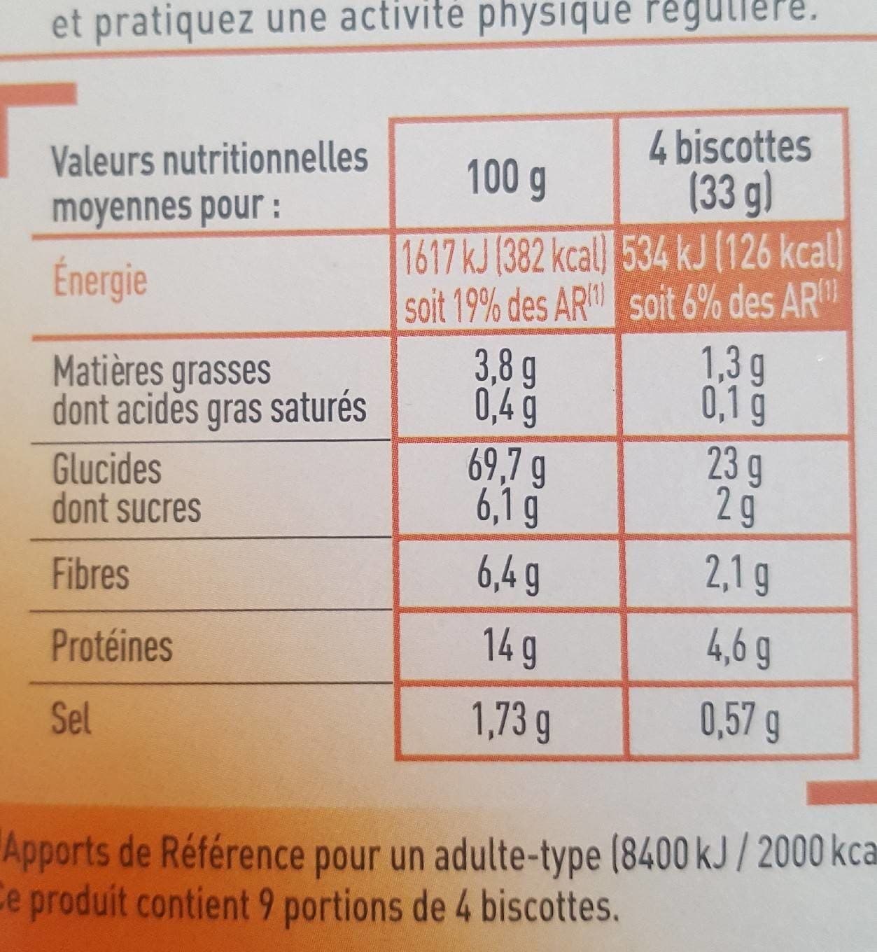 Netto Biscottes aux 6 céréales x36 packshot
