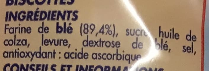 Netto Biscottes nature packshot