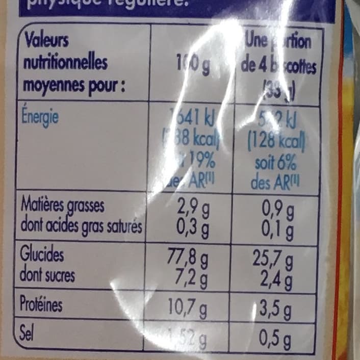 Netto Biscottes nature packshot