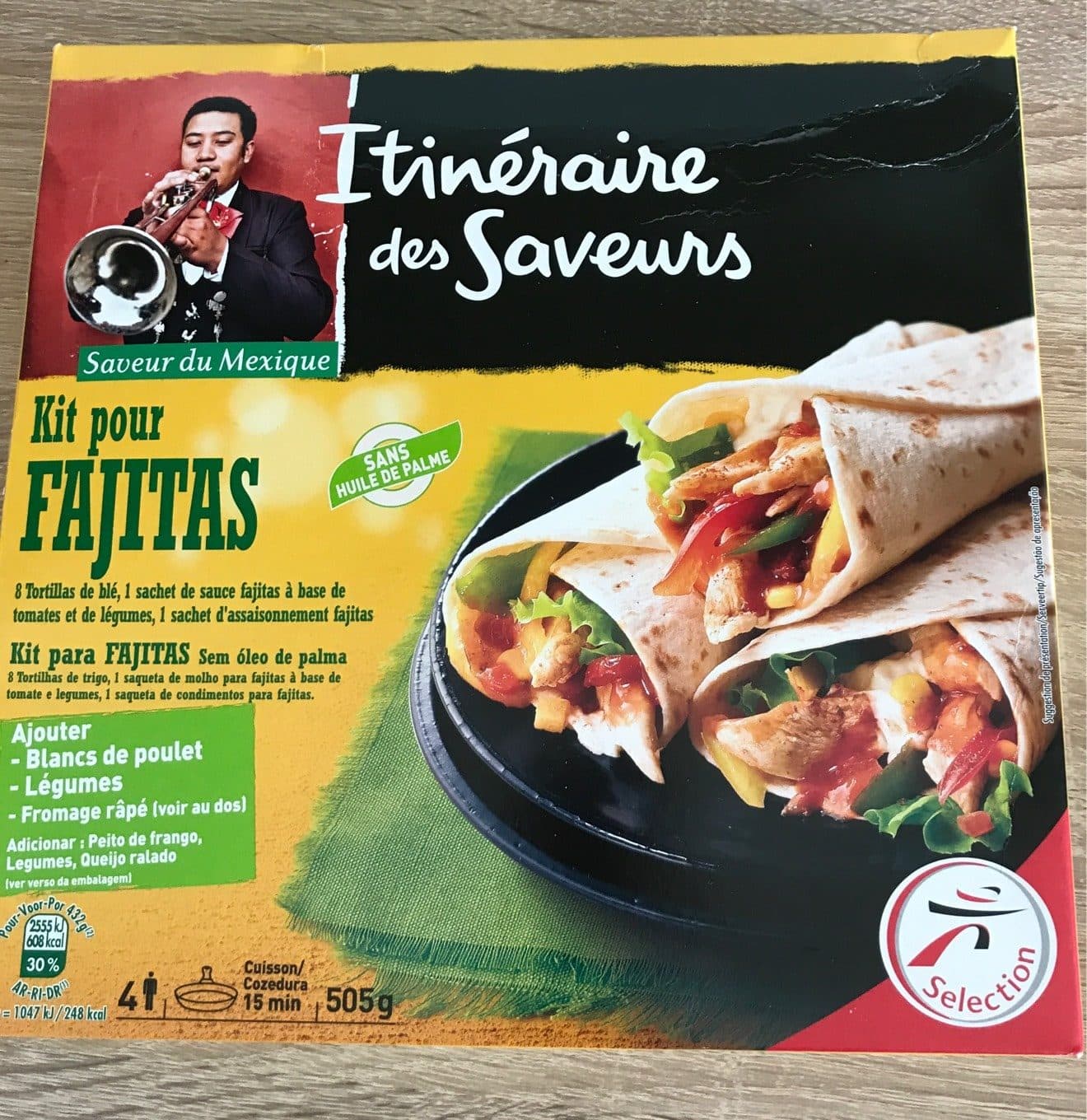 Itinéraire des Saveurs Kit pour Fajitas packshot