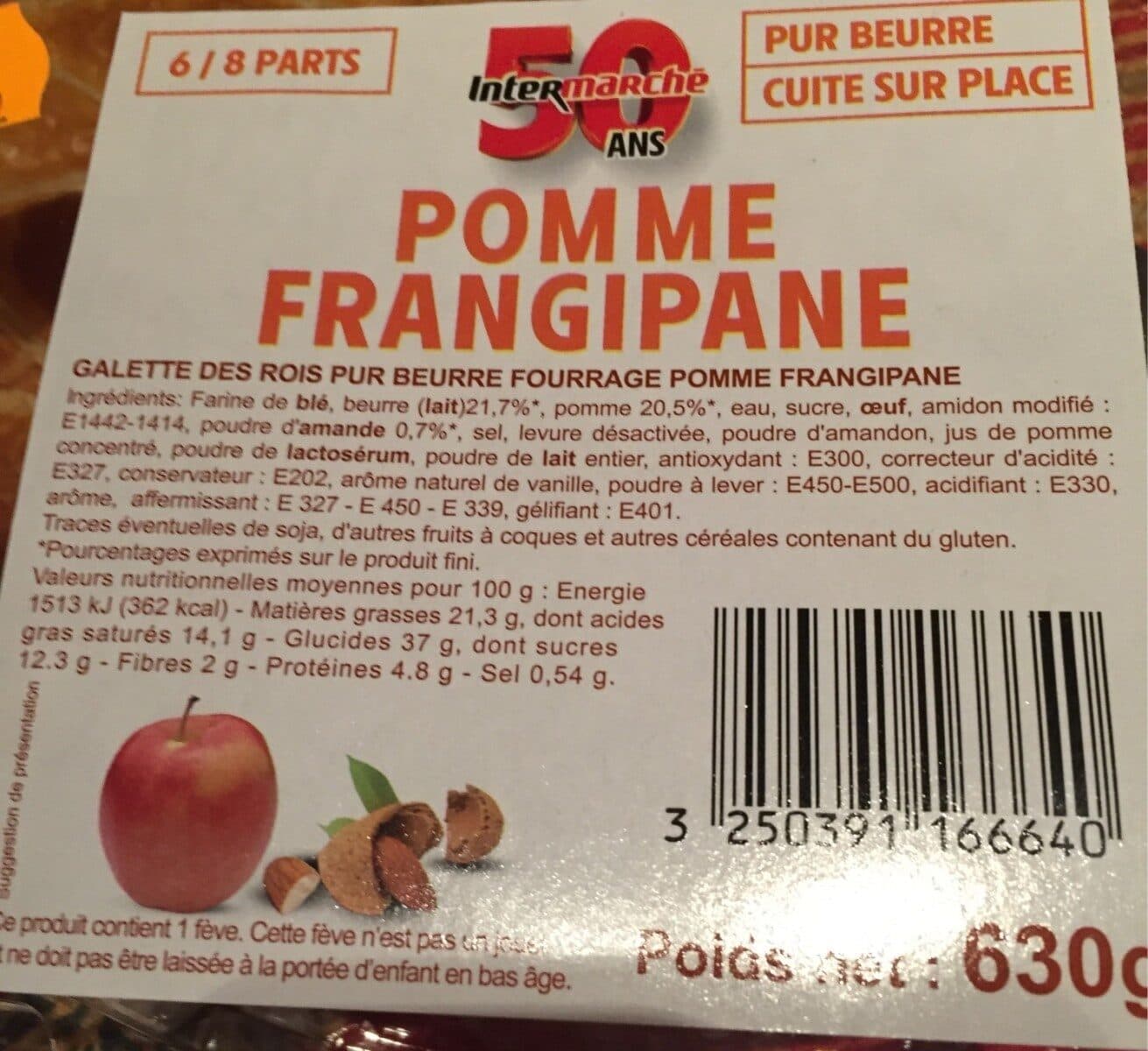 Disney Galette des rois pomme frangipane packshot