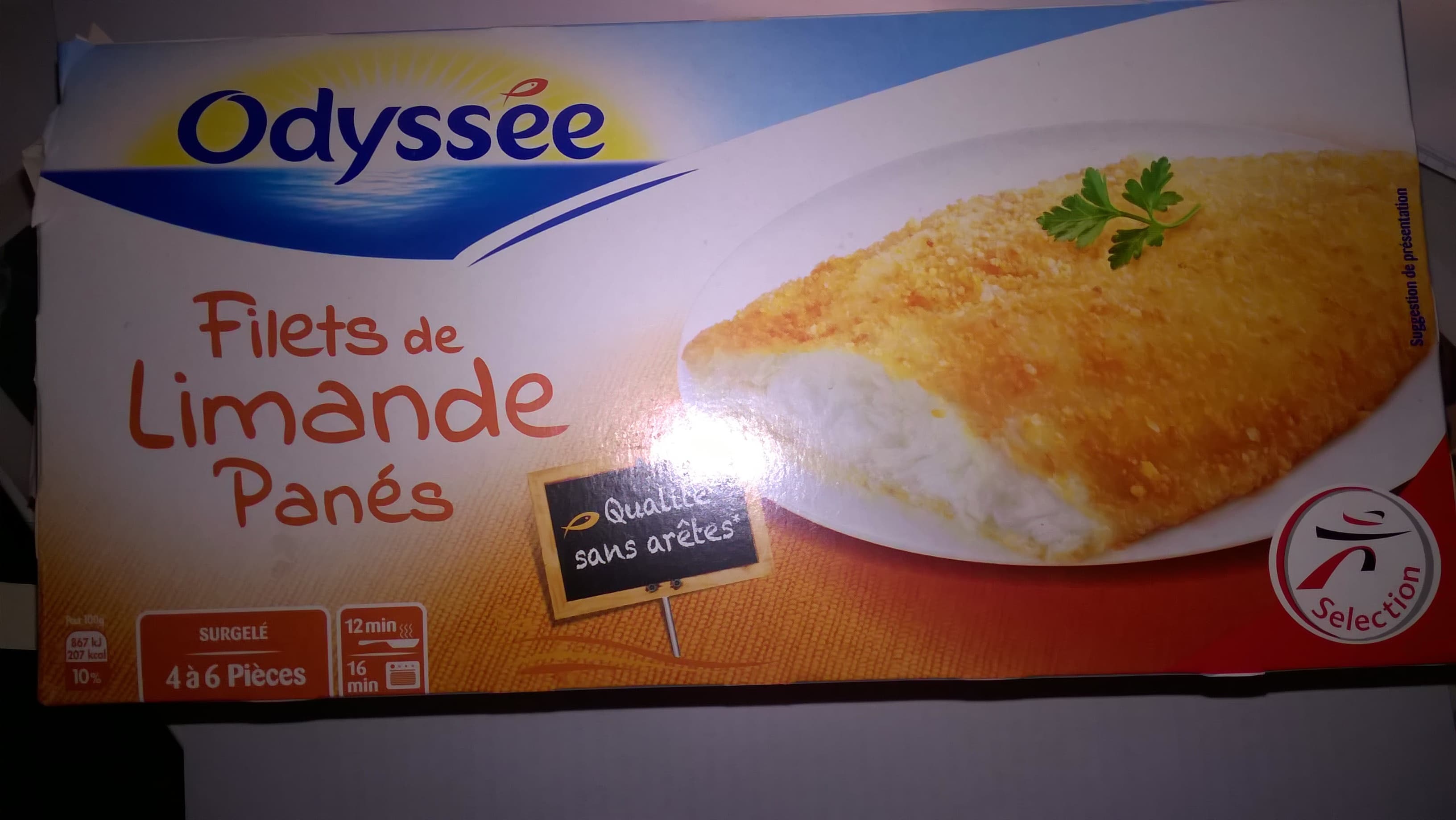 Intermarché Filets Limande Panés packshot