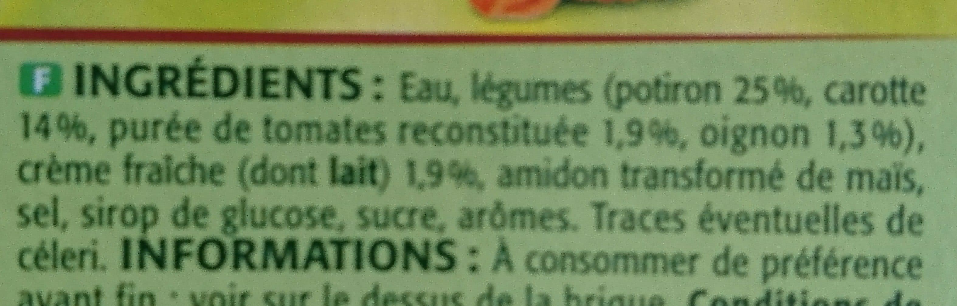 Saint Eloi Velouté potiron à la crème packshot
