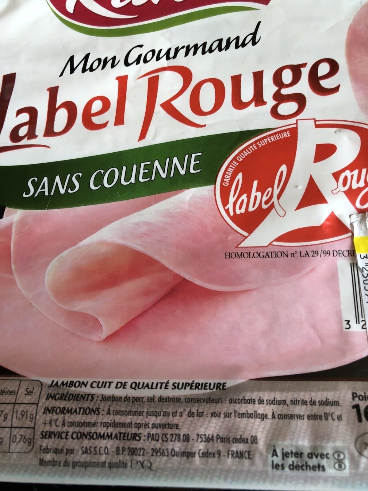 Monique Ranou Jambon sans couenne packshot