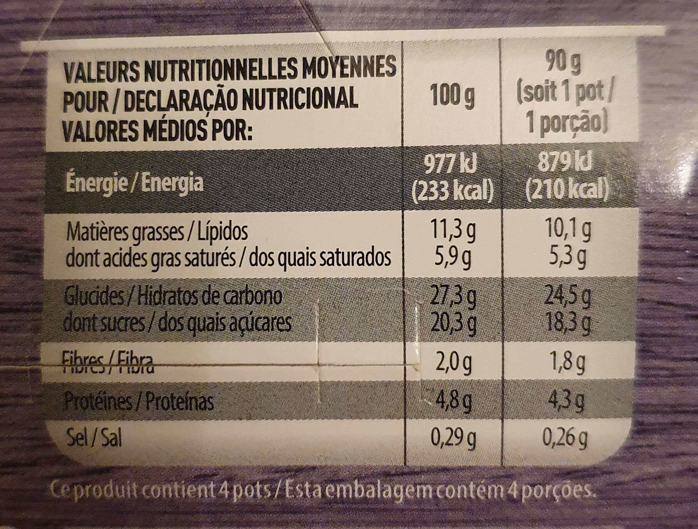 Pâturages Profiteroles 4x90g packshot