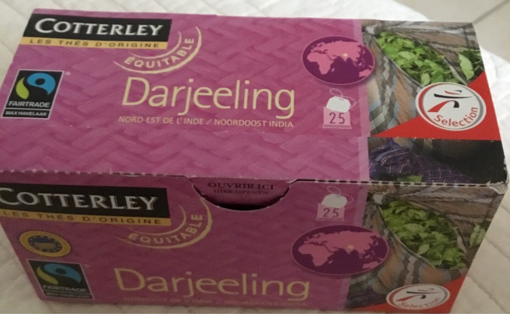 Cotterley Thé Darjeeling packshot