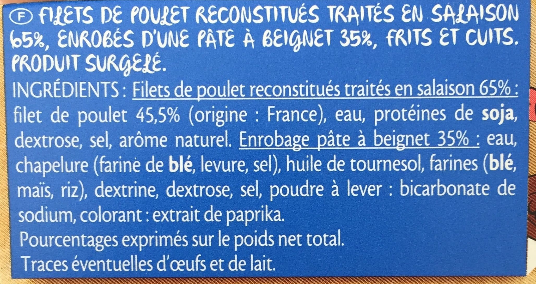 Intermarché Nugget's de poulet 400g packshot