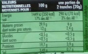 Intermarché LS Pancetta 100G packshot