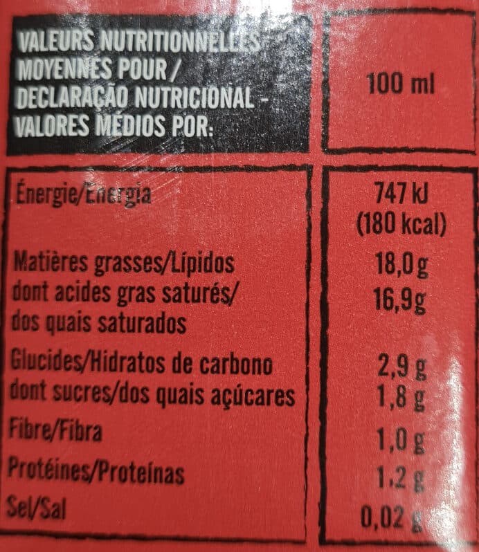Itinéraire des Saveurs Lait de coco packshot