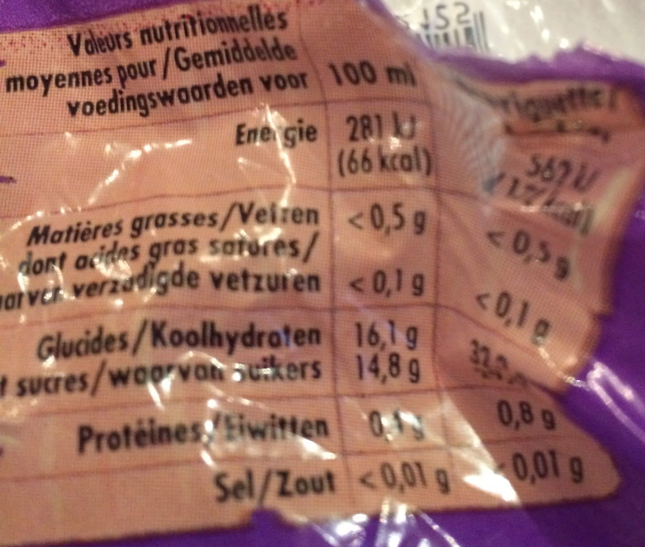 Intermarché Raisin packshot