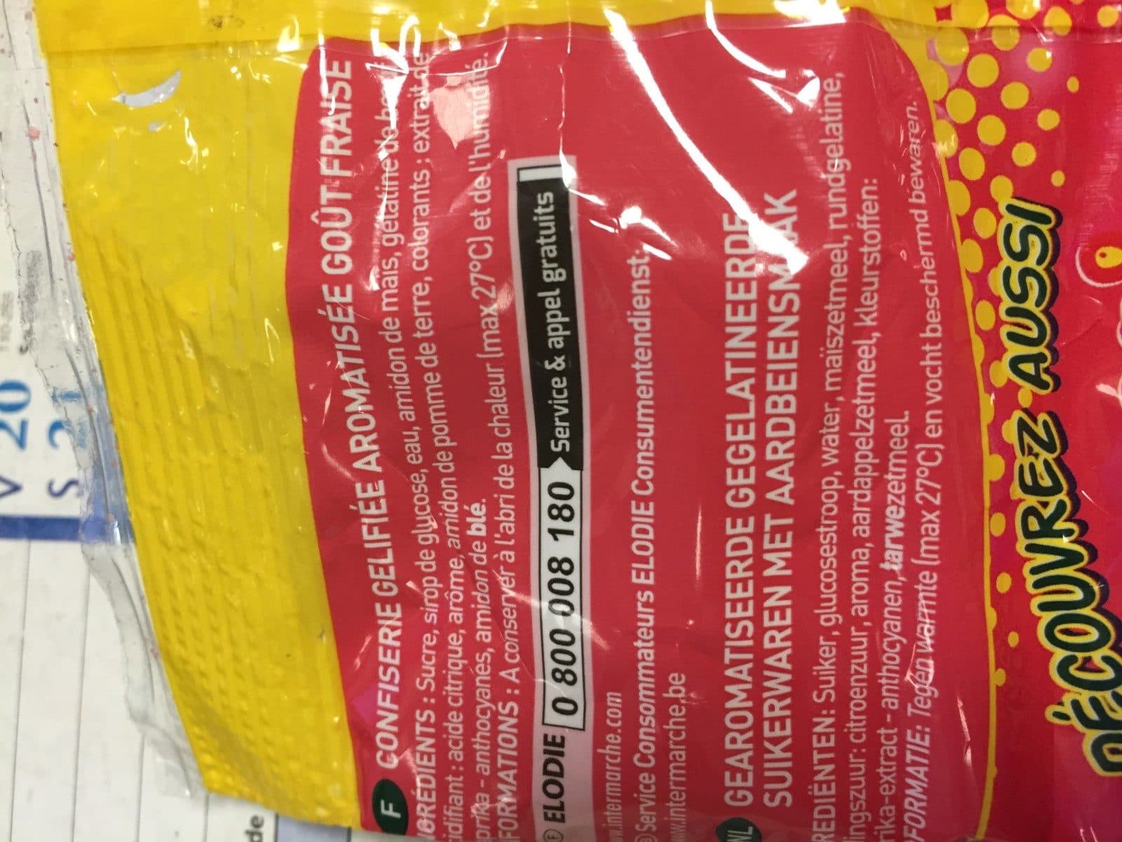Elodie Confiserie gélifiée fraises - 300g packshot