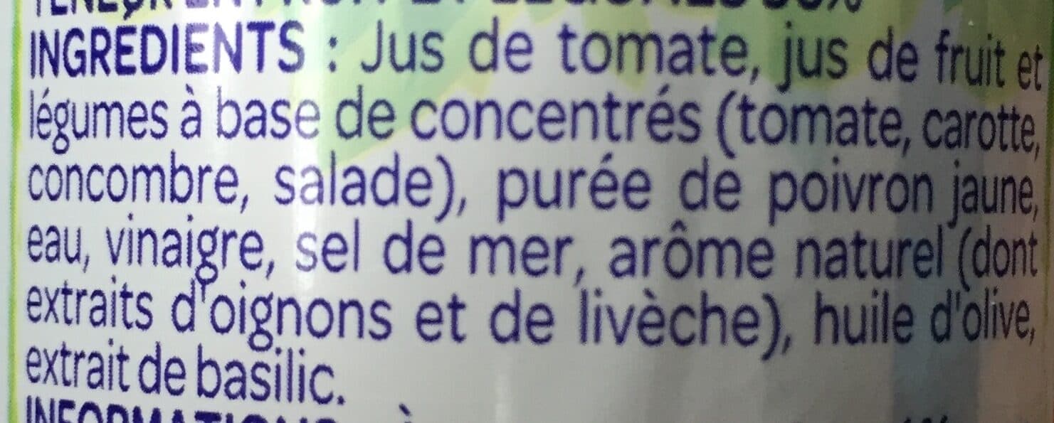 Paquito Cocktail épicé de légumes packshot