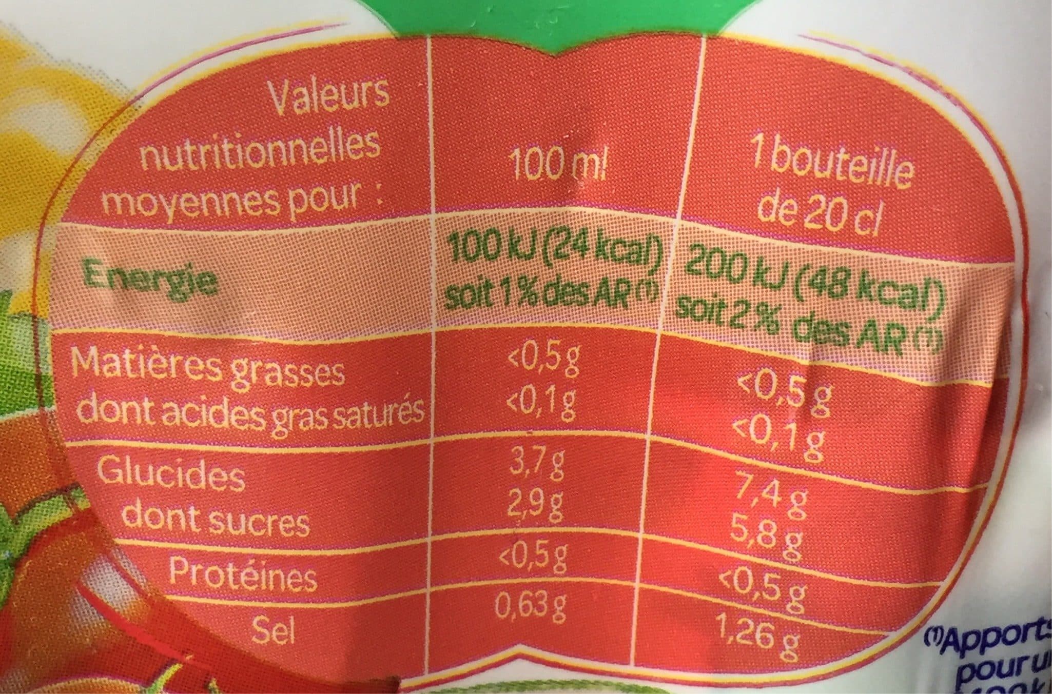 Paquito Cocktail épicé de légumes packshot
