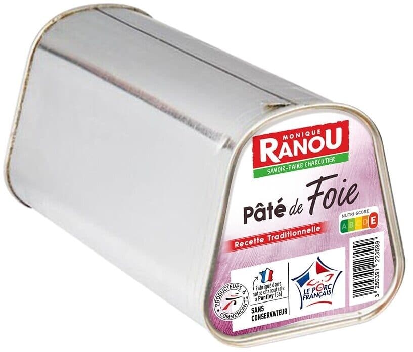 Monique ranou Pâté de foie - 1 kg packshot