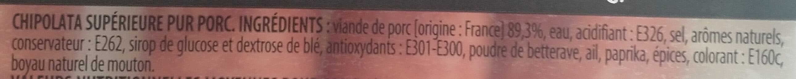 Intermarché Chipolatas packshot