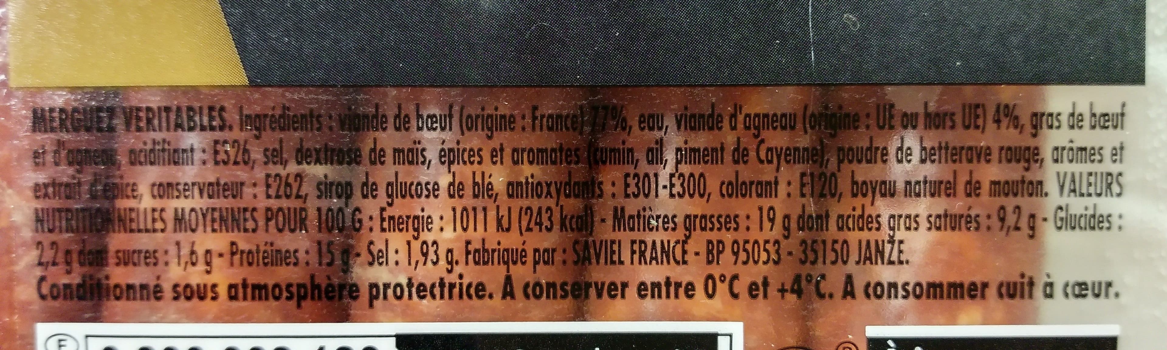 Jean Rozé Merguez veritables x12, la barquette de packshot