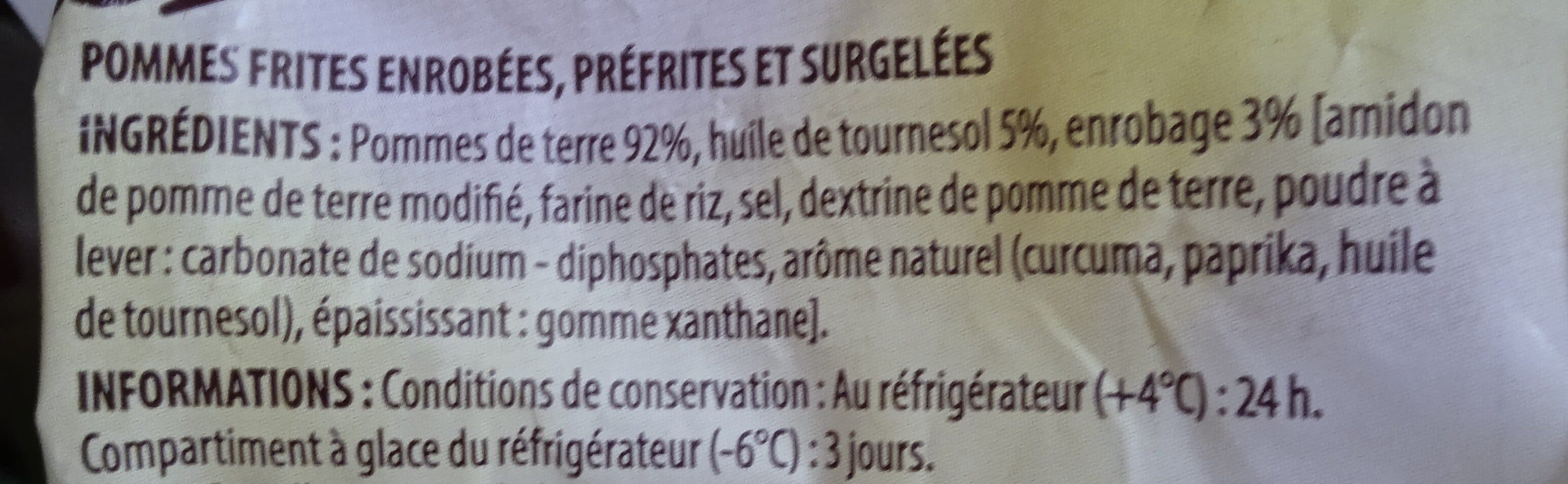 Saint Eloi Intermarché Pommes Frites au four 9/9 750g packshot