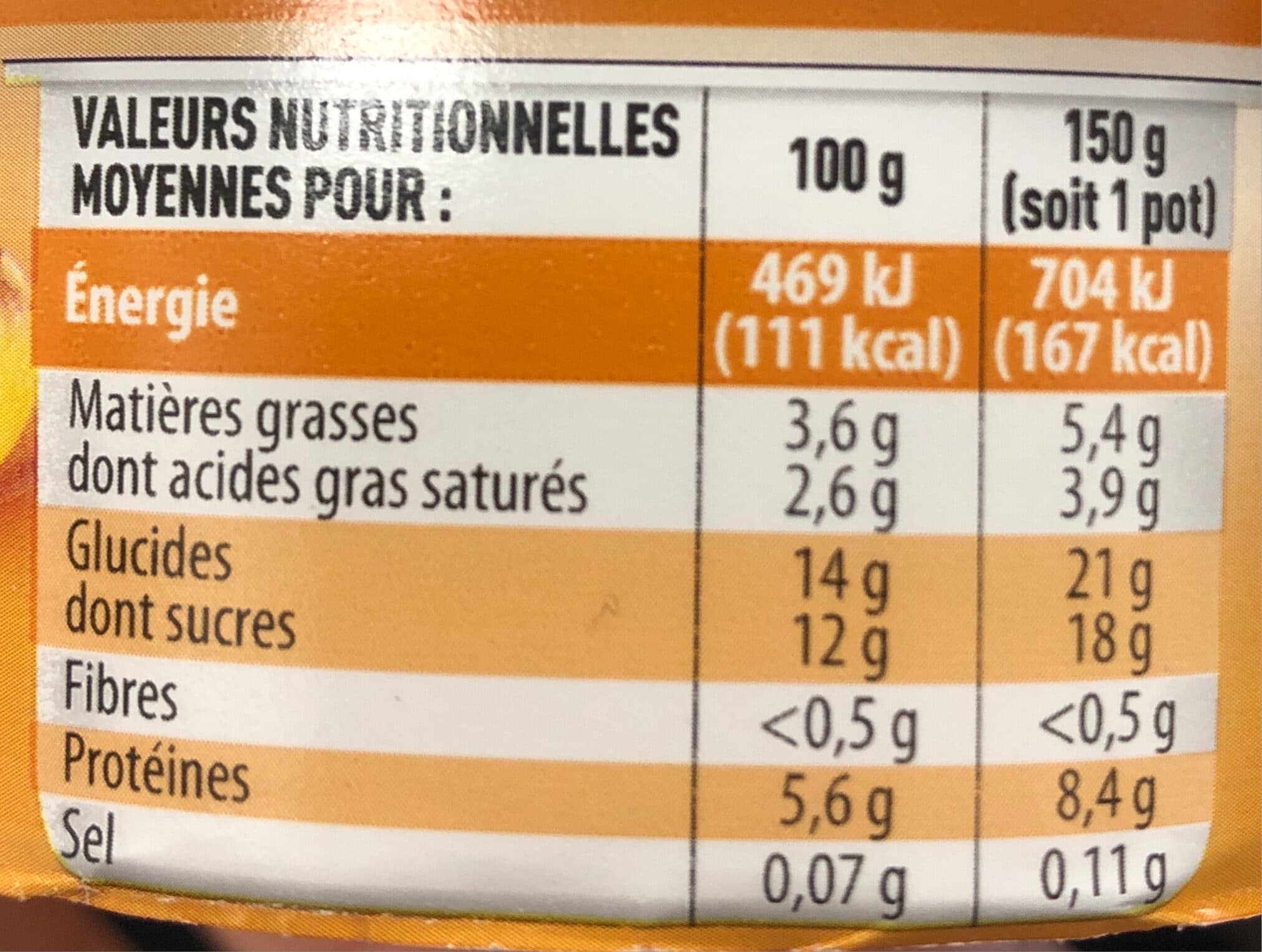 Pâturages Vita Pause Pêche - Spécialité laitière pêche packshot