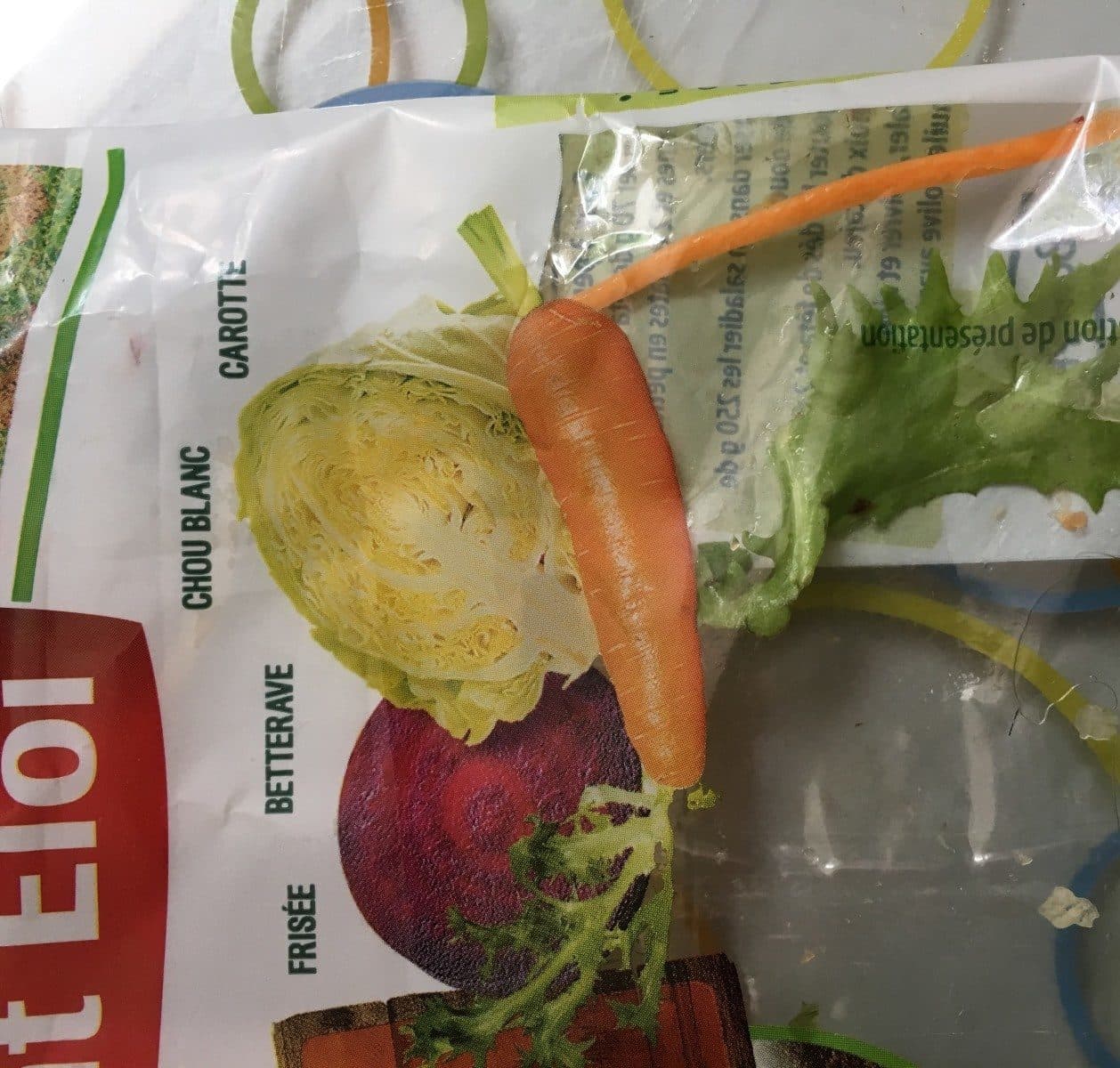 Saint eloi Mêlèe Douce Carottes, Betteraves, Chou Blanc, frisée.250g packshot