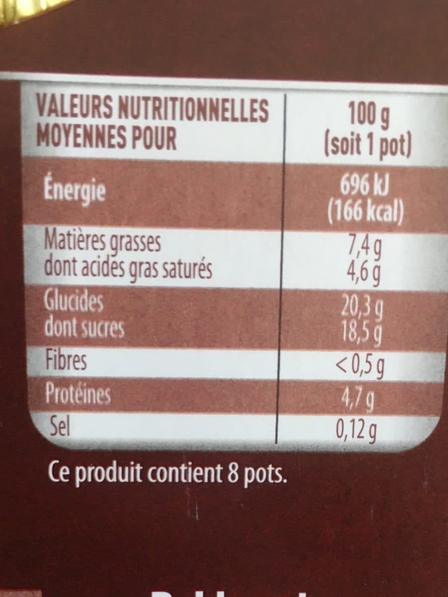 pâturages Petit pot de Crème au chocolat packshot