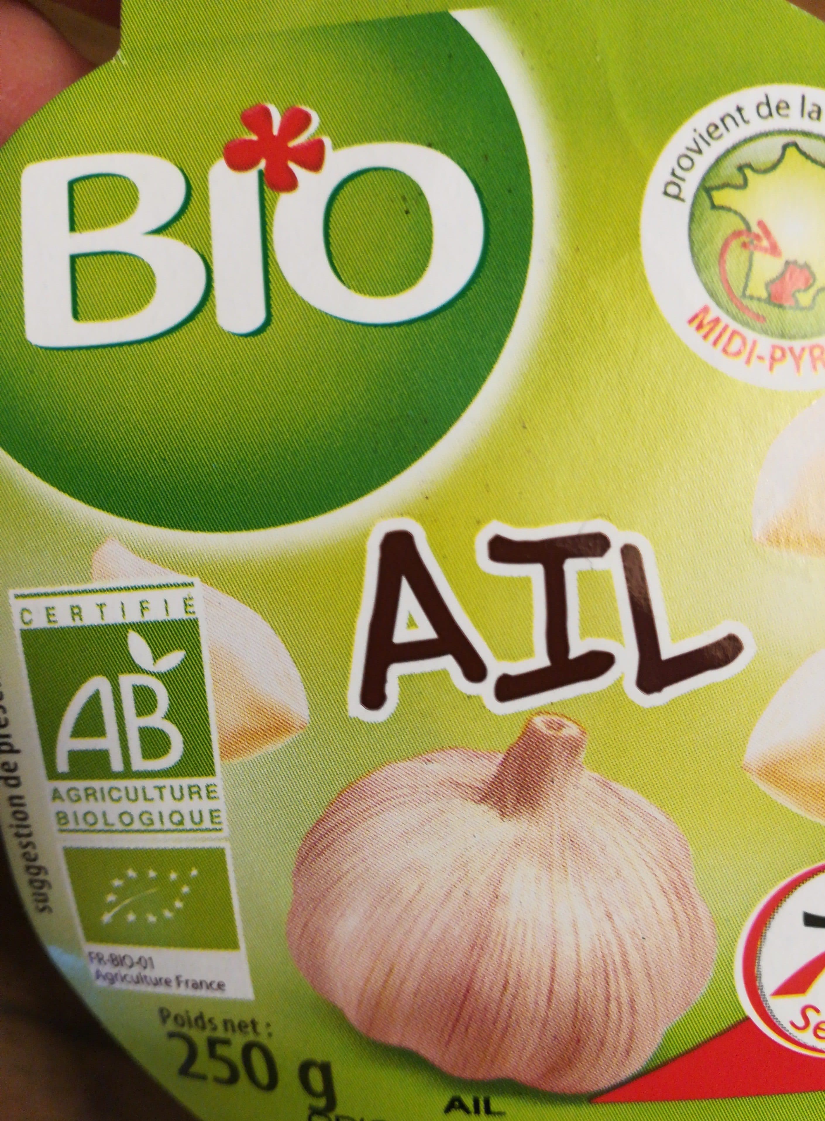 Selection des mousquetaires Ail Bio, Le Filet, 250 Gr packshot