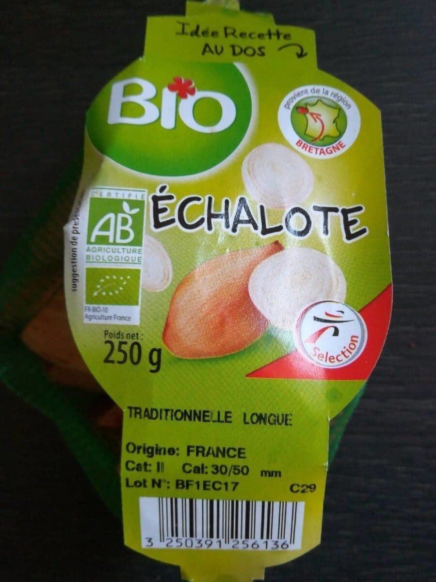 Intermarché Echalottes BIO, Le filet de 250 Gr packshot