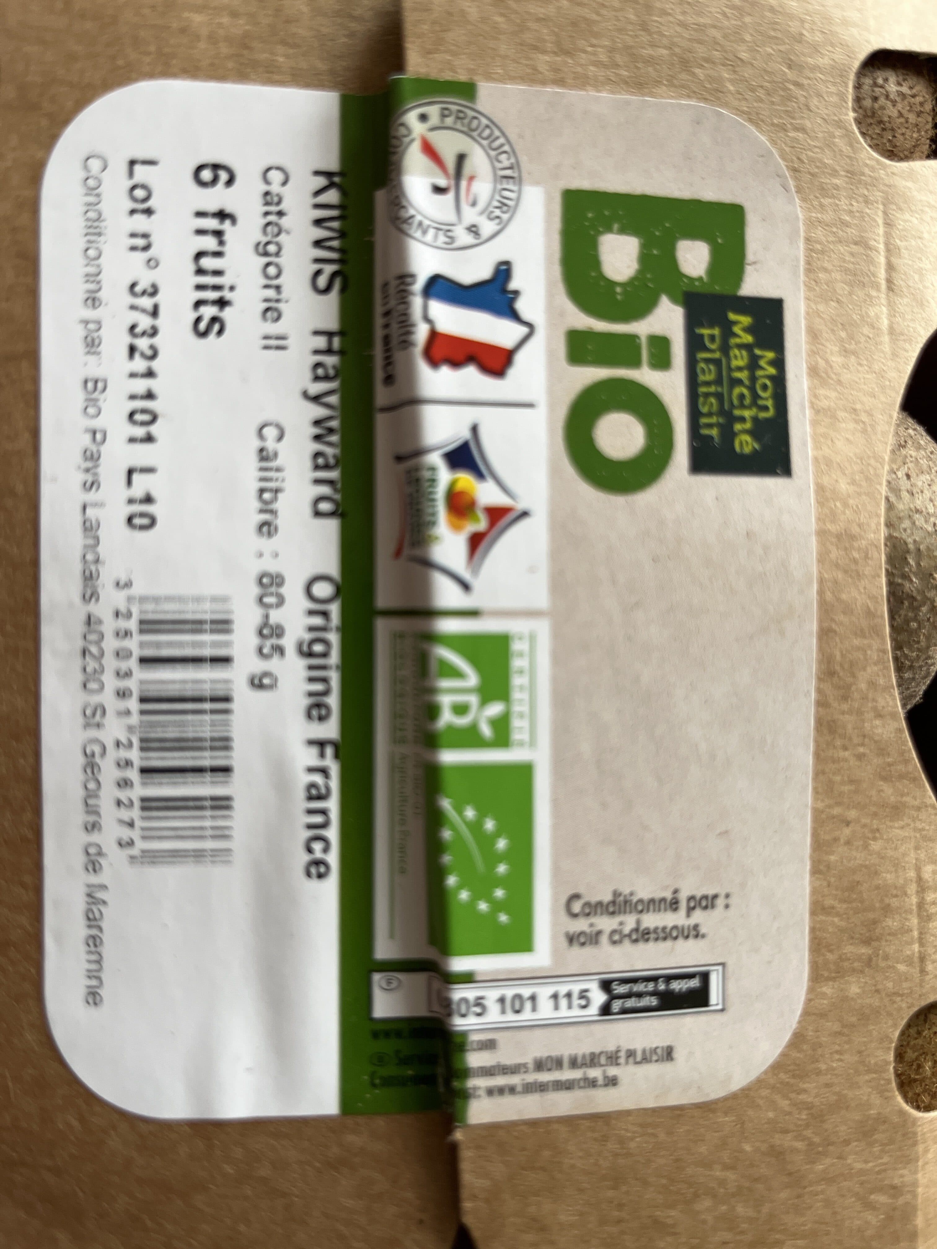 Open Food Facts Kiwi Bio France packshot