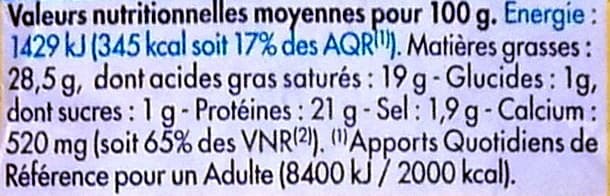 Les Mousquetaires Petit saint paulin frere augustin 340g packshot