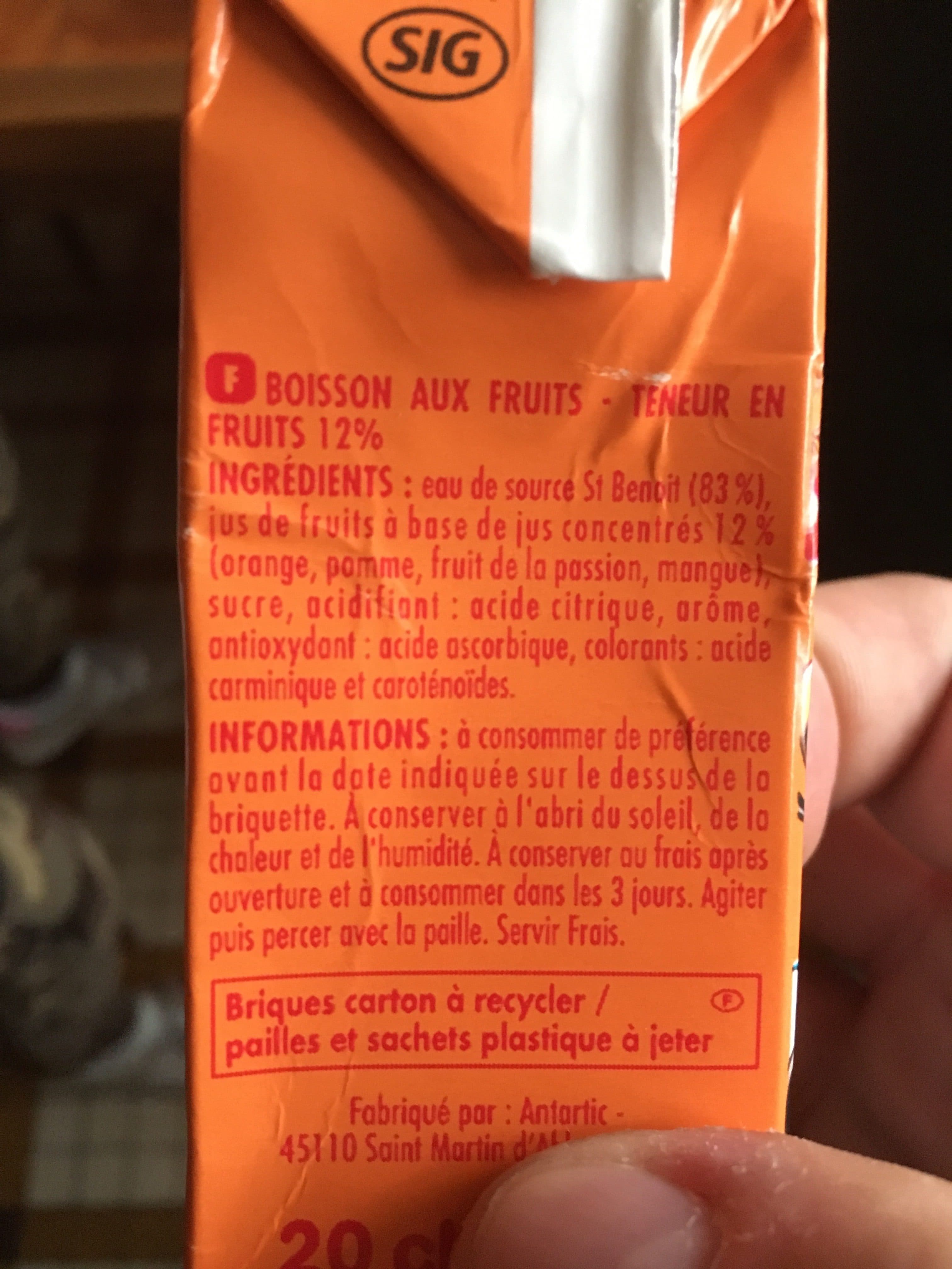 Look Look Tropical bk 6x20cl - Enfant packshot