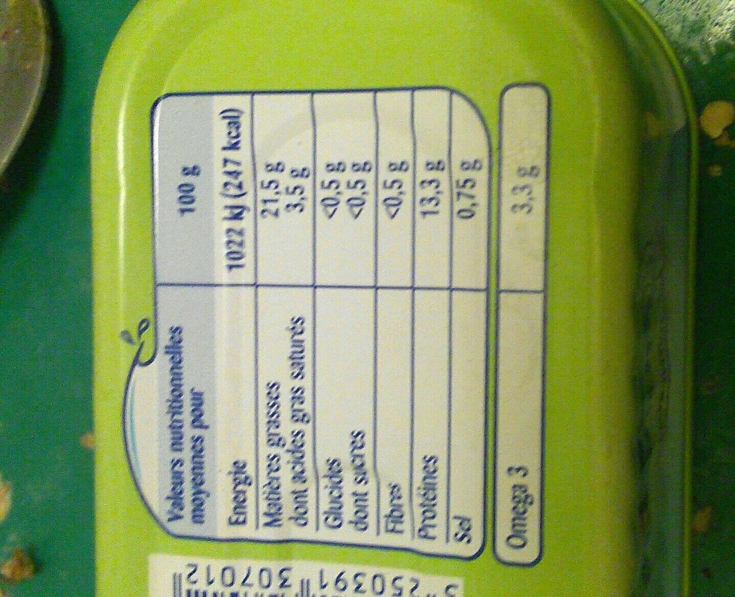 Odyssee Filets de maquereaux au citron et à l'estragon 176g packshot