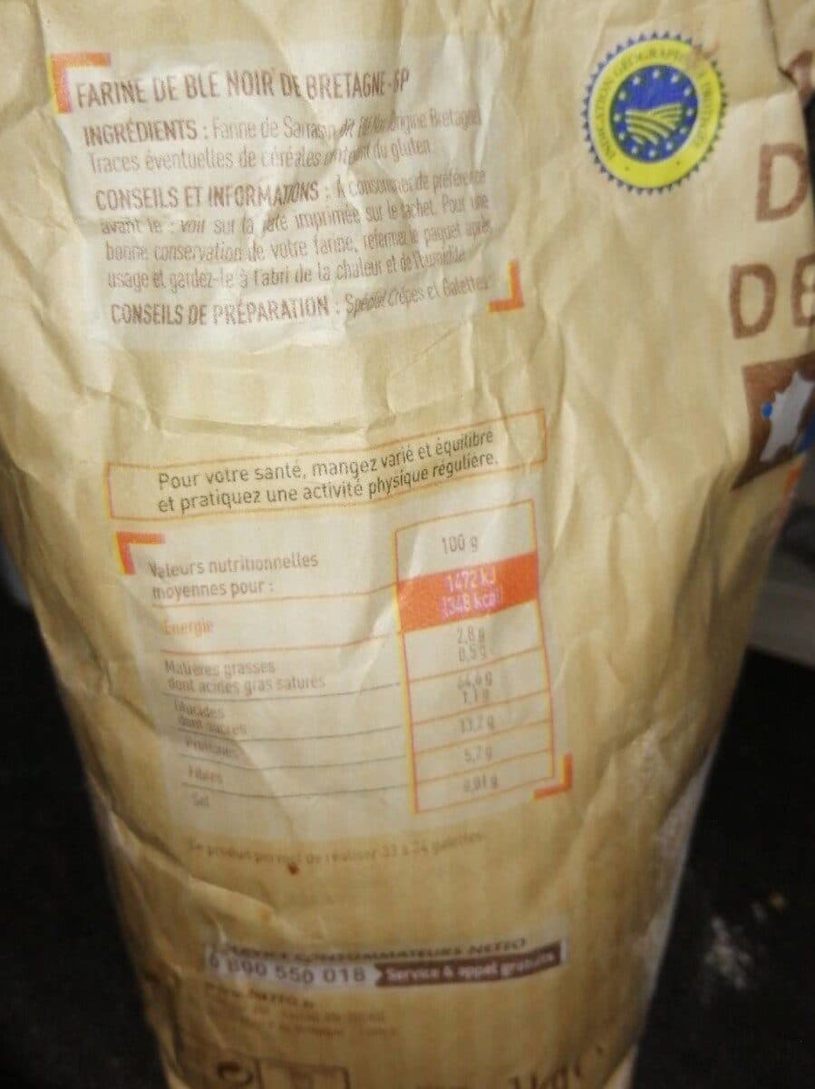 Netto Farine de blé noir de Bretagne IGP packshot
