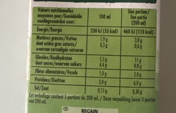 Les Mousquetaires Boisson soja vanille BIO 1l packshot