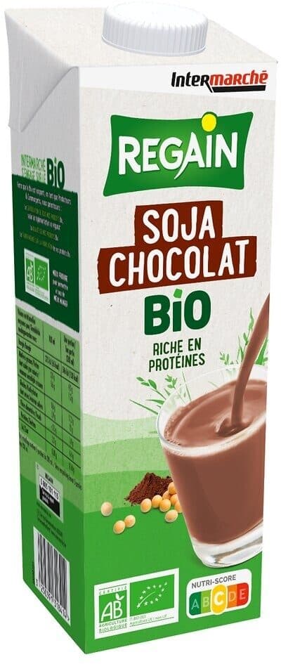 Intermarché Boisson soja chocolat BIO 1l packshot