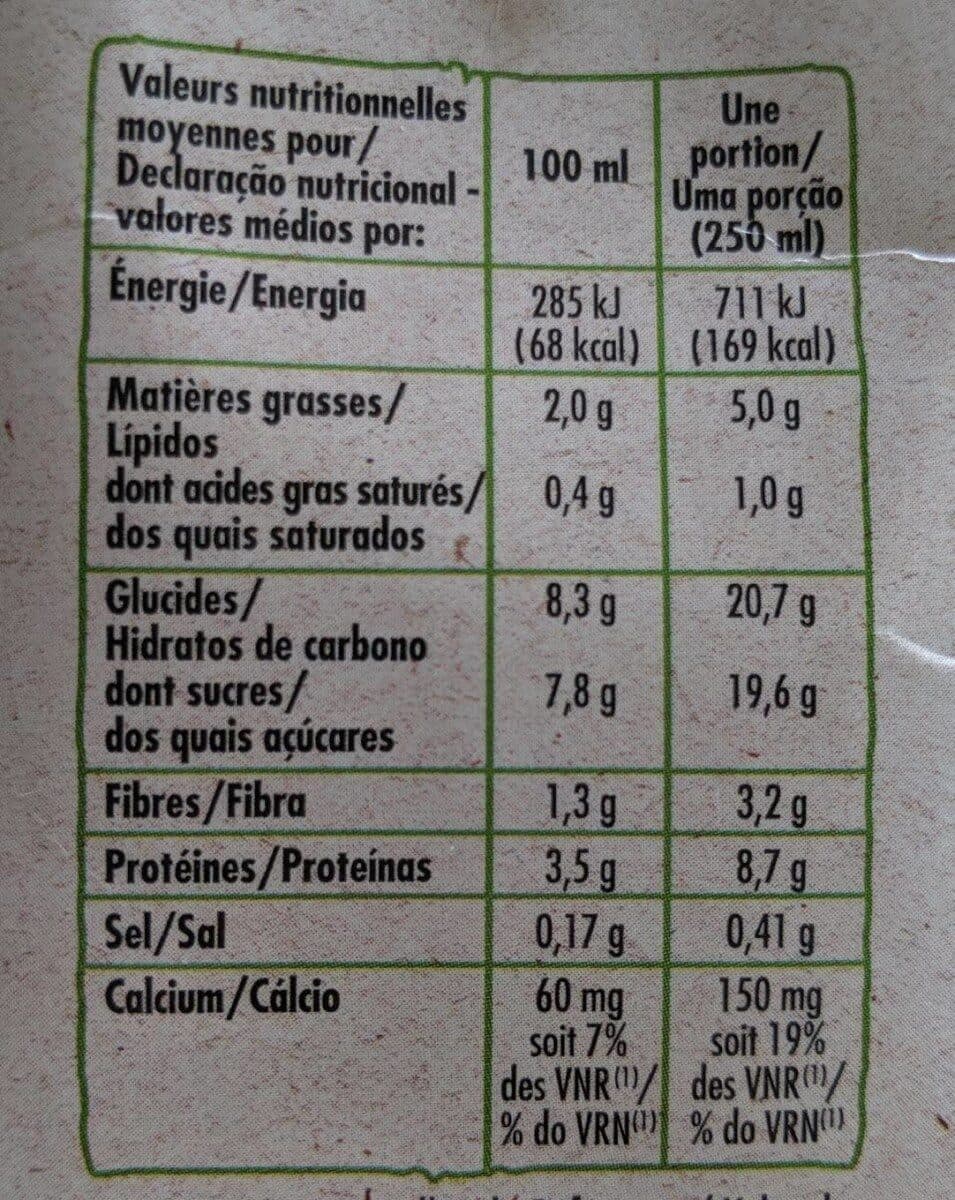 Intermarché Boisson soja chocolat BIO 1l packshot