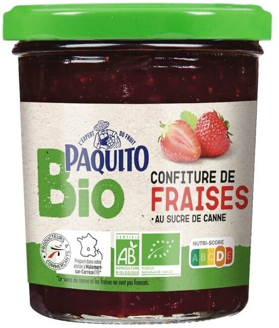 Intermarché CONFITURE EXTRA de fraises 50% fruits - BIO packshot