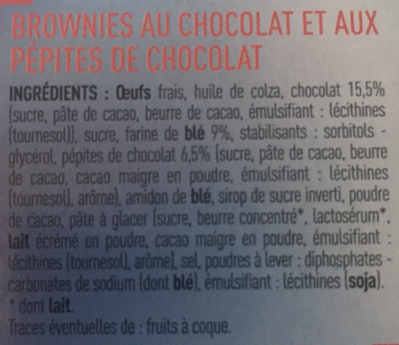 Netto Mini brownies aux pépites de chocolat x8 packshot