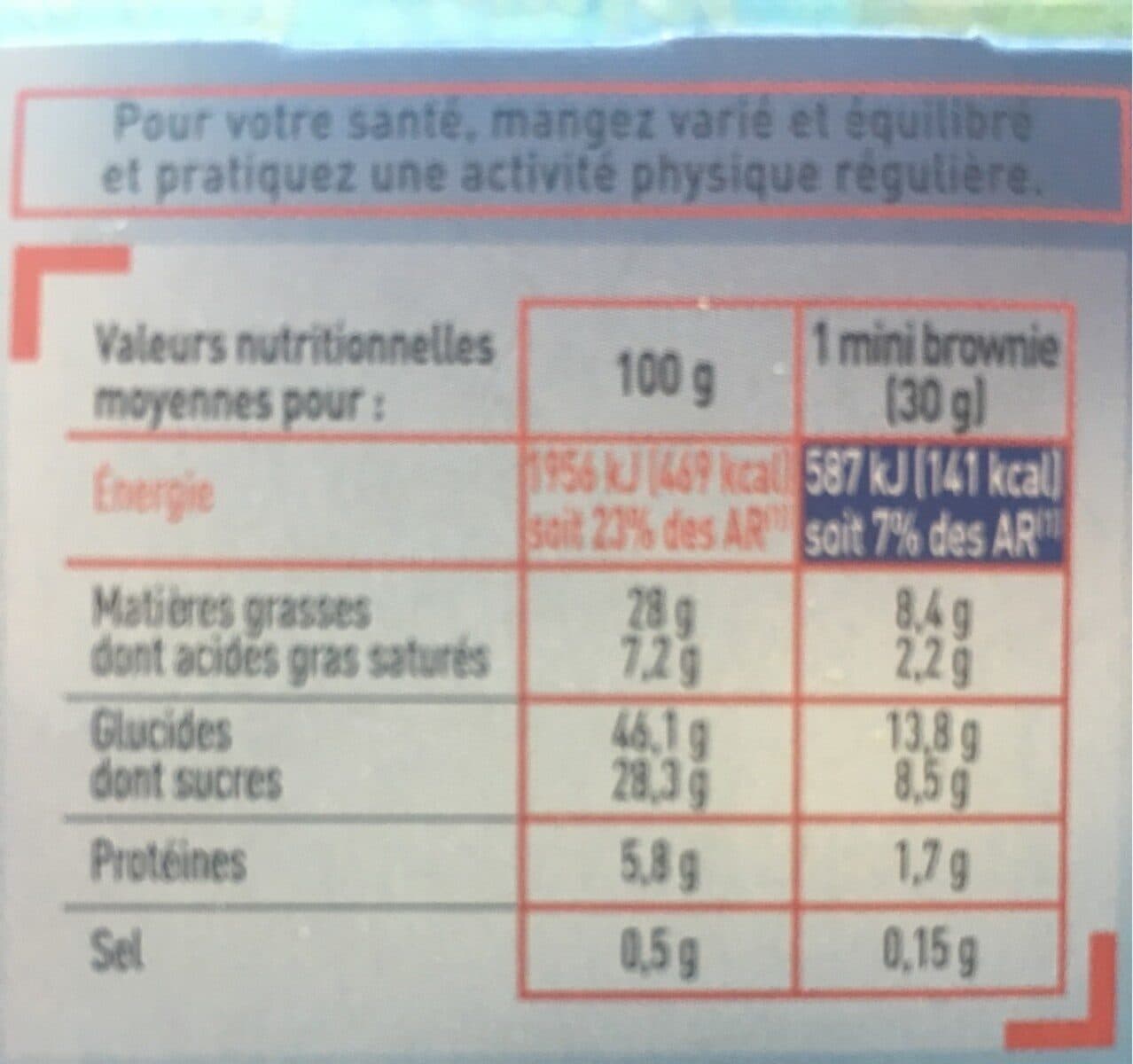 Netto Mini brownies aux pépites de chocolat x8 packshot