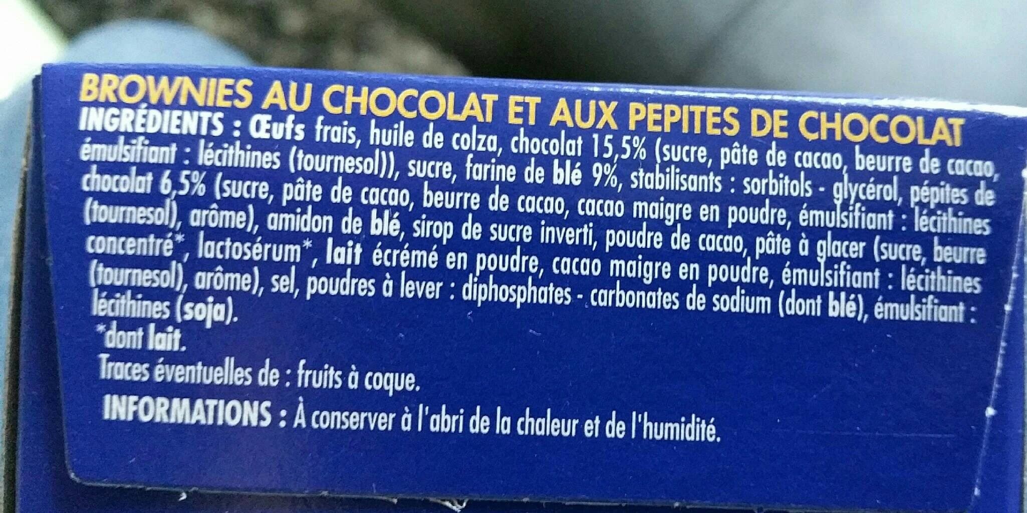 Chabrior Brownie Pocket choco pépites packshot