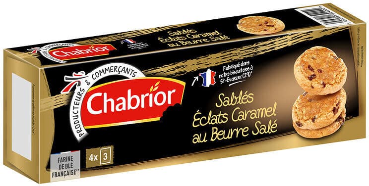 Chabrior Sablé caramel - 125g packshot