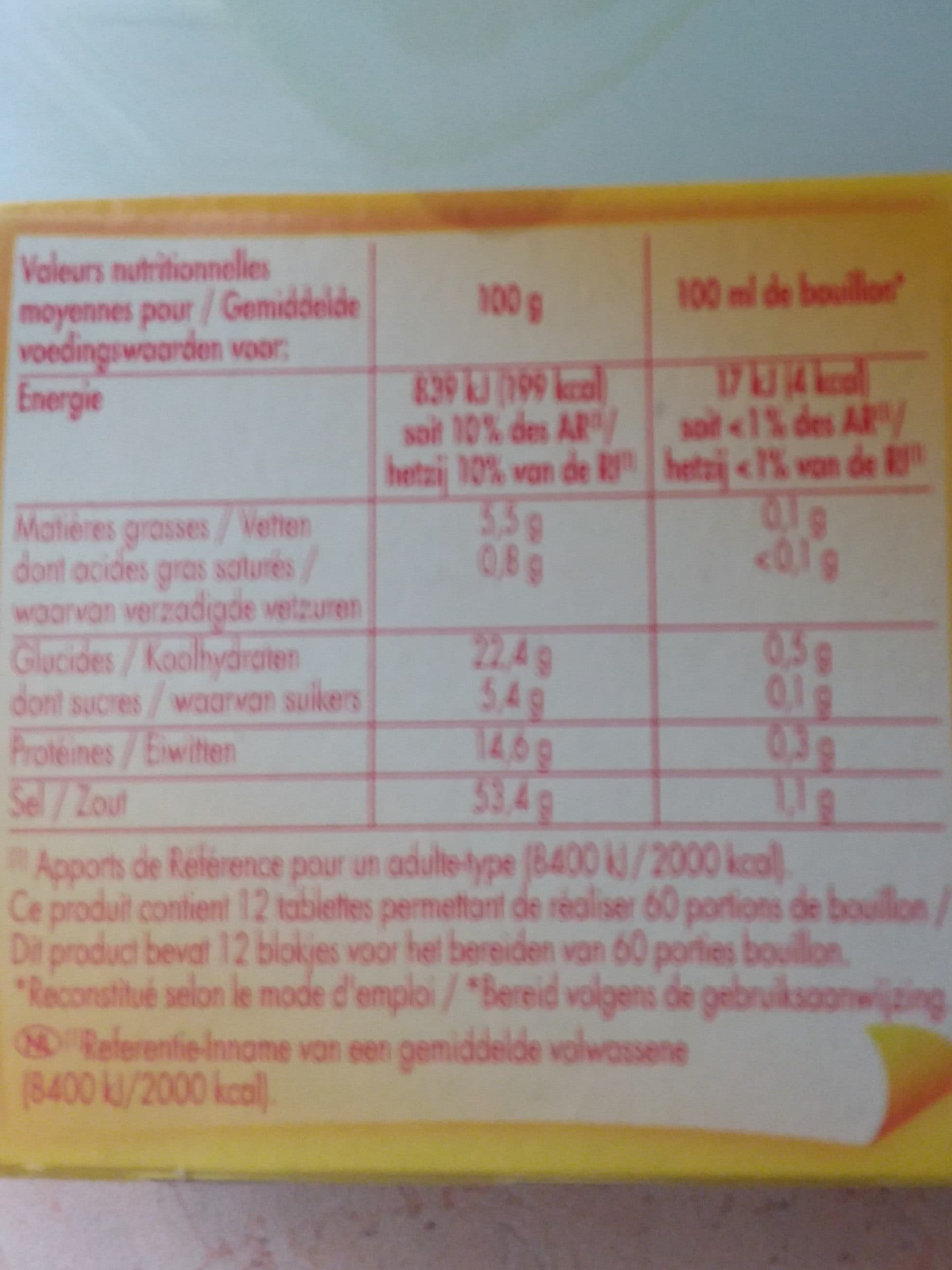 Bouton d'or Bouillon pot au feu 120 g packshot
